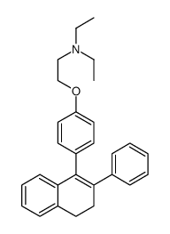 N,N-diethyl-2-[4-(2-phenyl-3,4-dihydronaphthalen-1-yl)phenoxy]ethanamine Structure