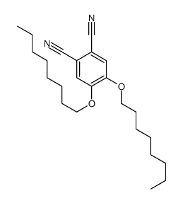 4,5-DIOCTYLOXY-1,2-BENZENEDICARBONITRILE structure