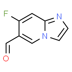 IMidazo[1,2-a]pyridine-6-carboxaldehyde, 7-fluoro-结构式