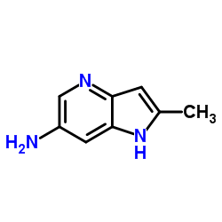 2-Methyl-1H-pyrrolo[3,2-b]pyridin-6-amine structure