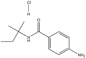 4-amino-N-(2-methylbutan-2-yl)benzamide hydrochloride Structure