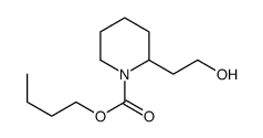 butyl 2-(2-hydroxyethyl)piperidine-1-carboxylate Structure