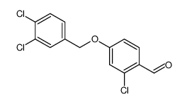 2-chloro-4-[(3,4-dichlorobenzyl)oxy]benzaldehyde结构式