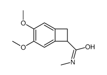 4,5-dimethoxy-N-Methyl-1,2-dihydrocyclobutabenzene-1-carboxamide结构式
