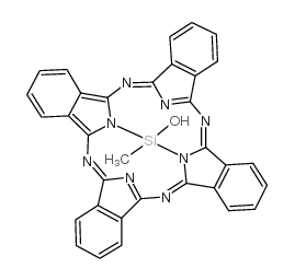 Methylsilicon(IV) phthalocyanine hydroxide picture