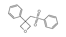 3-phenyl-3-(phenylsulfonylmethyl)oxetane结构式