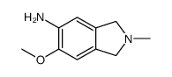 6-methoxy-2-methyl-1,3-dihydroisoindol-5-amine Structure