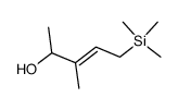 3-methyl-5-(trimethylsilyl)pent-3-en-2-ol Structure
