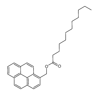 pyrenemethyl laurate Structure