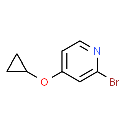 2-Bromo-4-cyclopropoxypyridine Structure