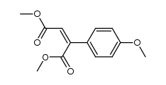 dimethyl 2-(4-methoxyphenyl)maleate Structure