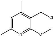 3-(chloromethyl)-2-methoxy-4,6-dimethylpyridine Structure