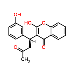 3'-hydroxywarfarin Structure