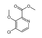 Methyl 4-chloro-3-Methoxypicolinate structure
