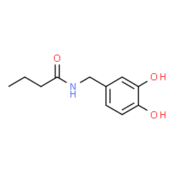 Butanamide, N-[(3,4-dihydroxyphenyl)methyl]- (9CI)结构式