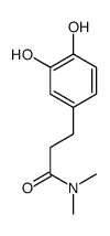 Benzenepropanamide, 3,4-dihydroxy-N,N-dimethyl- (9CI) Structure