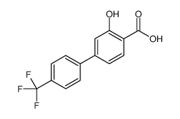 2-hydroxy-4-[4-(trifluoromethyl)phenyl]benzoic acid结构式