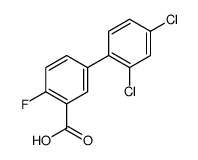 5-(2,4-dichlorophenyl)-2-fluorobenzoic acid Structure