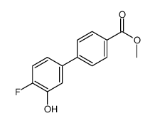 methyl 4-(4-fluoro-3-hydroxyphenyl)benzoate结构式