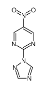 5-nitro-2-(1H-1,2,4-triazol-1-yl)pyrimidine Structure