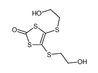 4,5-Bis-(2-hydroxy-ethylsulfanyl)-[1,3]dithiol-2-one结构式