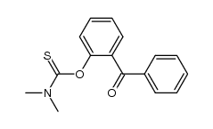 O-(2-benzoylphenyl) dimethylthiocarbamate Structure