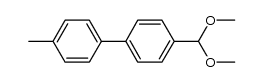 4-(Dimethoxymethyl)-4'-methylbiphenyl Structure