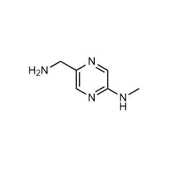 5-(Aminomethyl)-N-methylpyrazin-2-amine Structure