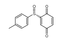 (+)-(S(S))-2-(p-tolylsulfinyl)-1,4-benzoquinone结构式