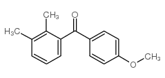 2,3-dimethyl-4'-methoxybenzophenone Structure
