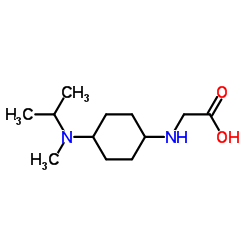 N-{4-[Isopropyl(methyl)amino]cyclohexyl}glycine Structure