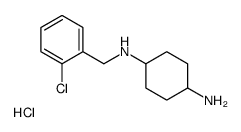 N-(2-Chloro-benzyl)-cyclohexane-1,4-diamine hydrochloride Structure