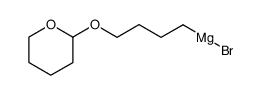 (4-((tetrahydro-2H-pyran-2-yl)oxy)butyl)magnesium bromide Structure