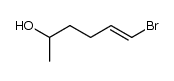 6t-bromo-hex-5-en-2-ol结构式