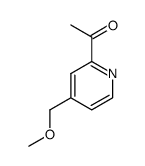 1-(4-methoxymethyl-pyridin-2-yl)-ethanone结构式
