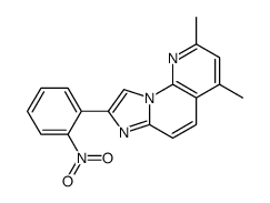 2,4-dimethyl-8-(2-nitrophenyl)imidazo[1,2-a][1,8]naphthyridine Structure