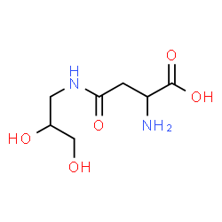 N-(2,3-Dihydroxypropyl)asparagine结构式
