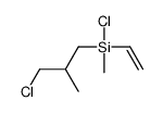 chloro-(3-chloro-2-methylpropyl)-ethenyl-methylsilane Structure