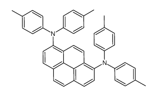 1-N,1-N,8-N,8-N-tetrakis(4-methylphenyl)pyrene-1,8-diamine Structure