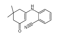 2-[(5,5-dimethyl-3-oxocyclohexen-1-yl)amino]benzonitrile Structure