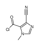 1H-Imidazole-5-carbonyl chloride, 4-cyano-1-methyl- (9CI) Structure