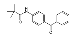 N-(4-benzoylphenyl)-2,2-dimethylpropanamide Structure