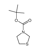 噻唑烷-3-羧酸叔丁酯结构式