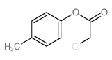 Acetic acid, 2-chloro-,4-methylphenyl ester structure