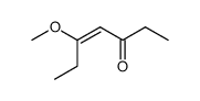 (E)-5-methoxy-hept-4-en-3-one Structure