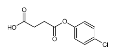 4-Chlorophenyl Hydrogen Succinate结构式