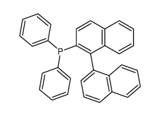 (S)-2-diphenylphosphino-1,1'-binaphthyl Structure