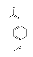 1-(2,2-difluoroethenyl)-4-methoxybenzene Structure