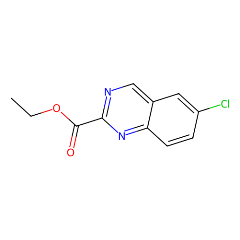 ethyl 6-chloroquinazoline-2-carboxylate结构式