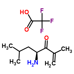 (4S)-4-Amino-2,6-dimethyl-1-hepten-3-one trifluoroacetate (1:1)结构式